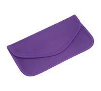 sourcing map Faraday - Custodia a portafoglio con blocco del segnale RFID, 17,87 cm, anti-radiazione, anti-inseguimento, antifurto, anti-spionaggio, per telefono e portachiavi, viola