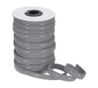 sourcing map Fascia elastica antiscivolo, 1 cm x 18 m, in poliestere, colore grigio, in silicone e poliestere, con impugnatura in silicone per abbigliamento, accessori e parrucche