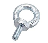 sourcing map Filettatura M12 30mm Lunghezza gambo C15 in a per CC aio al carbonio placcato in zinco Golfare sollevamento 5pz.