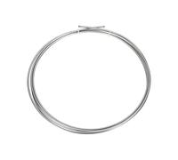sourcing map Filo di resistenza al riscaldamento in nicromo 80 Cr20Ni80, 6 gauge/4 mm, 3 m, ad alta temperatura, per riparazione di componenti elettronici, color argento