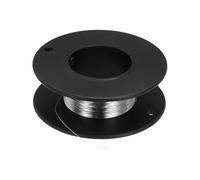 sourcing map Filo di resistenza al riscaldamento in nicromo 80 Cr20Ni80, calibro 35/0,15 mm, ad alta temperatura, per riparazione di componenti elettronici, nero