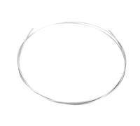 sourcing map Filo di titanio, 2,5 m x 2,5 mm, calibro 10, TC4, morbido filo rotondo per saldatura in metallo, per creazione di gioielli, artigianato, saldatura elettrica (colore argento)