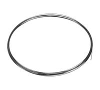 sourcing map Filo di tungsteno, filo di tungsteno ad alta purezza al 99,95%, diametro 0,05 mm, lunghezza 3 metri, bobina metallica per la produzione di lampadine per l'industria elettronica di