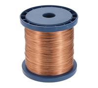 sourcing map Filo magnetico 22 AWG, filo di rame smaltato calibro 22, bobina magnetica per trasformatore, motore, elettrico, grado F 311 Fahrenheit (155 Celsius)