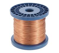sourcing map Filo magnetico 22 AWG, filo di rame smaltato calibro 22, bobina magnetica per trasformatore, motore, elettrico, grado F 311 Fahrenheit (155 Celsius)
