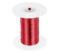 sourcing map Filo magnetico 32 AWG, filo di rame smaltato calibro 32, filo magnetico per trasformatore, motore, elettrico, 155C (311F)