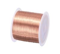 sourcing map Filo magnetico da 0,13 mm, 800 m, filo di rame smaltato, bobina di avvolgimento magnetica, 100 g, 155 C, per trasformatori e induttori