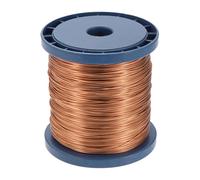 sourcing map Filo magnetico da 20 AWG, filo di rame smaltato calibro 20, bobina magnetica per trasformatore, motore, elettrico, grado F 311 Fahrenheit (155 Celsius)