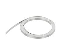sourcing map Filo piatto in nicromo per riscaldamento, 10 m x 0,2 mm x 5 mm, per elementi riscaldanti, fai da te, nero e argento