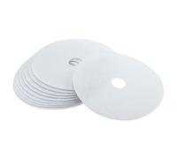 sourcing map Filtro di scarico universale per asciugacapelli, in cotone, 235 x 37 mm, colore: bianco per asciugacapelli, confezione da 10