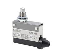 sourcing map Finecorsa AZ-7310, TZ-7310 Push Plunger Micro Interruttori Momentanei Montaggio a Pannello 1NC+1NO per CNC Mill Stampante 3D Interruttore Porta