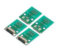 sourcing map FPC FFC PCB Converter Board 8P 1,0 mm sul lato presa, retro 0,5 mm, a DIP 2,54 mm per LCD stampante 3D fotocamera DVD TV laptop confezione da 4