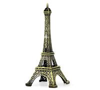 sourcing map France-Mini in Metallo, Motivo: Torre Eiffel, mo per dello 10 cm, Colore: Bronzo