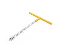 sourcing map Giallo Acquario Inserto Quadrato 1/2" con Manico T Chiave attrezzo Riparazione per Auto