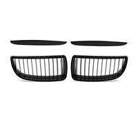 sourcing map, griglia paraurti anteriore superiore per BMW 325i E90 E91 2005-2008 anteriore sinistra destra paraurti superiore a rene, griglia di segnalazione nero opaco coppia