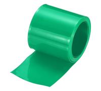 sourcing map Guaina termorestringente in PVC per batteria, diametro 35 mm, 55 mm, piatto, 2,5 m, verde, buon isolamento per pacco batterie