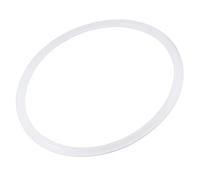 sourcing map Guarnizione in gomma siliconica flangia industriale O-Ring 168mmOD Bianco