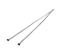 sourcing map IDC - Cavo a nastro piatto con connettore a 8 pin, passo 2 mm, lunghezza 1 m, da FC a FC doppio femmina, cavo piatto a nastro per elettronica industriale, grigio