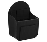 sourcing map Inserto organizer per borsa, organizer portatile in feltro con cerniera in metallo, scomparti multipli, fodera per zaino, borsa a tracolla (19,6 x 12,7 x 27,9 cm, nero), Nero , 7.7" x 5"