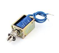 sourcing map JF-1039B CC 12V 400mA 25N/10mm tirare spinta digitare aperto cornice elettromagnete solenoide