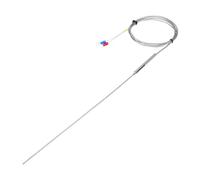 sourcing map K Tipo sonda 2x250mm del sensore di temperatura della termocoppia (da 0 a 800C) regolatore di temperatura 5ft