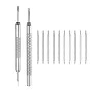 sourcing map Kit di 20 anse a molla a sgancio rapido, larghezza 24 mm, diametro 1,5 mm, perni di ricambio per cinturino, perni per orologio, con strumento di rimozione per cinturino