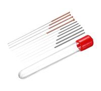 sourcing map Kit di pulizia ugelli per stampante 3D, aghi di precisione in acciaio inox da 0,15-1 mm per rimozione degli intasamenti della stampante 3D, manutenzione
