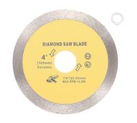 sourcing map Lama diamantata per sega circolare da 10,2 cm di diametro 2,2 cm, con anello riduttore adattatore per albero da 2,2 cm a 1,6 cm o 20 mm, per muratura, piastrelle, marmo, ceramica, cemento
