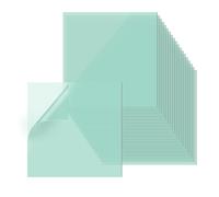 sourcing map Lenti protettive per casco da saldatura, 9,4 x 8,9 cm, 20 pezzi, trasparenti, con oscuramento automatico, protezione esterna, universali, per casco da saldatura solare