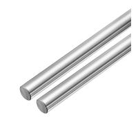 sourcing map Linear Motion Rods, 2 guide lineari per aste lineari, 12 mm x 400 mm, per lavori fai da te CNC, stampante 3D, modello auto e aeroplano, 2 pezzi