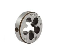 sourcing map M14 x 1mm Metrico Sinistra Mano 38mm OD Rotondo Filettatura Matrice Fine Denti Filo Taglio Strumento Sinistra Filo