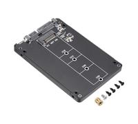 sourcing map M2+ M.2 NGFF/NVME Lunghezza Estendere Adattatore Multiuso SSD Staffa di Estensione Scheda Scheda PCB Board per PC Computer Case (nero)