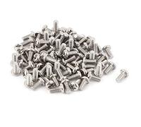sourcing map M3 x 6mm 304 Acciaio Inox Phillips Pan Testa Viti Bullone 60pz