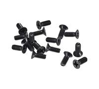 sourcing map M4 x 10 mm Phillips vite di fissaggio nero per computer portatile PC TV ventilatore interruttore audio 50 pz