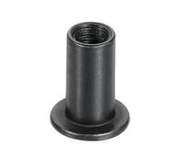 sourcing map M6 x 15 mm testa esagonale inserto dado vite post manicotto dado ossido nero 30 pezzi