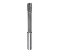 sourcing map Mandrino Alesatore 9.6mm H7 Punta In Carburo Flauti Diritti Gambo Rotondo Tornio Macchina Fresa
