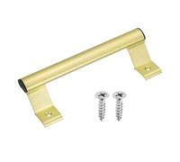 sourcing map Maniglia per porta scorrevole da 20,3 cm, in lega di alluminio, con viti, per porta in vetro, per patio, garage, capannone, balcone, cancello, champagne
