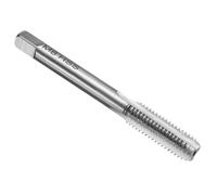 sourcing map Maschio inferiore a mano M8 x 1,25 H2 filettatura metrica Bottoming stile filettatura maschi in acciaio ad alta velocità HSS6542 Flauti dritti Strumento di maschiatura a vite