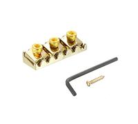 sourcing map Metallo Chitarra String Dado di bloccaggio Chitarra elettrica Tremolo Bridge Lock 42mm Oro per Chitarra Elettrica Parti