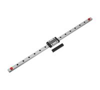 sourcing map MGN12 - Guida lineare a scorrimento da 400 mm con blocco carrello scorrevole MGN12H e mini guida, guida al movimento lineare per mini stampante 3D per macchine CNC per incidere