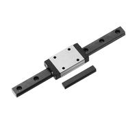 sourcing map MGN7 - Guida lineare a scorrimento da 100 mm, con blocco carrello scorrevole MGN7H e mini guida, guida al movimento lineare per mini stampante 3D per macchine CNC per incisioni, colore