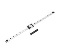 sourcing map MGN7 - Guida lineare a scorrimento da 250 mm, con blocco carrello scorrevole MGN7C e mini guida, guida al movimento lineare per mini stampante 3D per macchine CNC per incisione