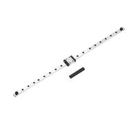 sourcing map MGN7 - Guida lineare a scorrimento da 300 mm, con blocco carrello scorrevole MGN7C e mini guida, guida al movimento lineare per mini stampante 3D per macchine CNC per incisione