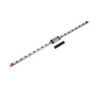 sourcing map MGN9 - Guida lineare a scorrimento da 400 mm, con blocco carrello scorrevole MGN9H e mini guida, guida al movimento lineare per mini stampante 3D per macchine CNC per incidere