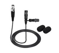 sourcing map Microfono Lavalier da bavero, mini XLR a 3 pin TA3F con spina a condensatore, 1 m, con cavo, unidirezionale, mini microfono a condensa, per presentatori, musicisti, attori