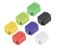 sourcing map - Mini Breadboards con 25 punti di legame senza saldatura, per blocchi di collegamento Proto Shield, confezione da 7