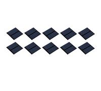 sourcing map Mini pannello solare 3 V 125 mA 0,375 W 52 mm x 52 mm per progetti di energia elettrica fai da te confezione da 10