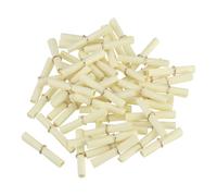 sourcing map Mini rotoli di carta vintage con messaggi, 48 pezzi, 6 x 3 cm, casuali, per San Valentino, per feste di compleanno, colore bianco