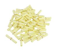 sourcing map Mini rotoli di carta vintage per messaggi, 100 pezzi, 10 x 5 cm, casuali, per San Valentino, per feste di compleanno, colore giallo chiaro