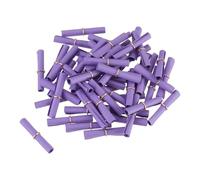 sourcing map Mini rotoli di carta vintage per messaggi, 100 pezzi, 10 x 5 cm, casuali, per San Valentino, per feste di compleanno, viola scuro